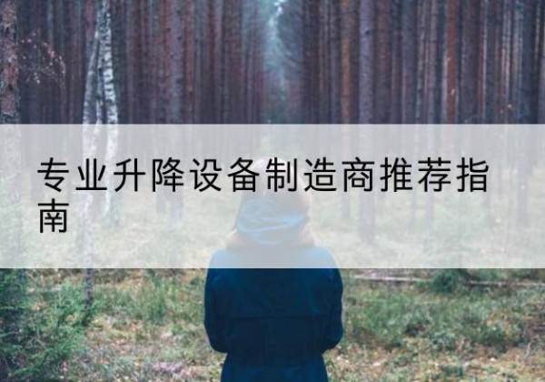 巴马电动剪叉升降平台厂家-专业升降设备制造商推荐指南